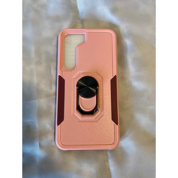 Galaxy S23 Heavy Duty Case w/Screen Protector & Lens Protector, Pink or Blue - Picture 4 of 11